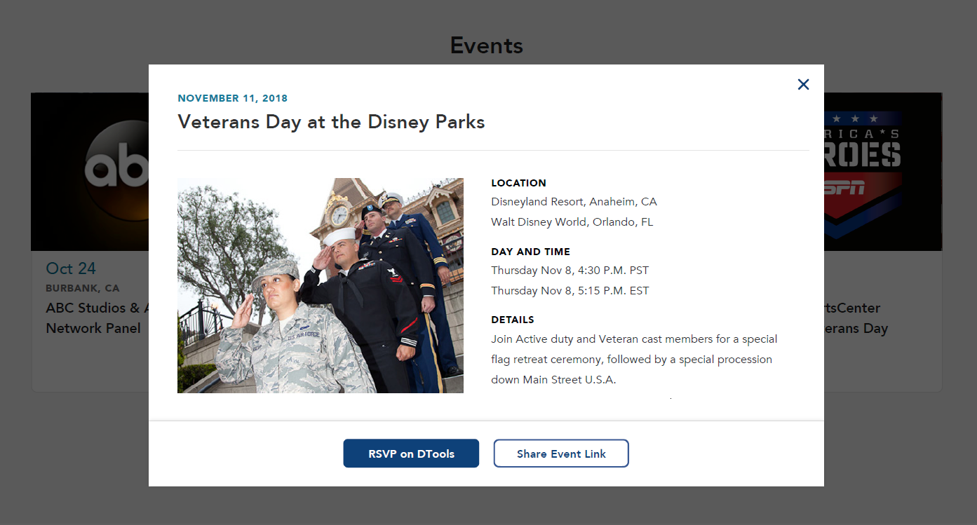 Event Module Desktop