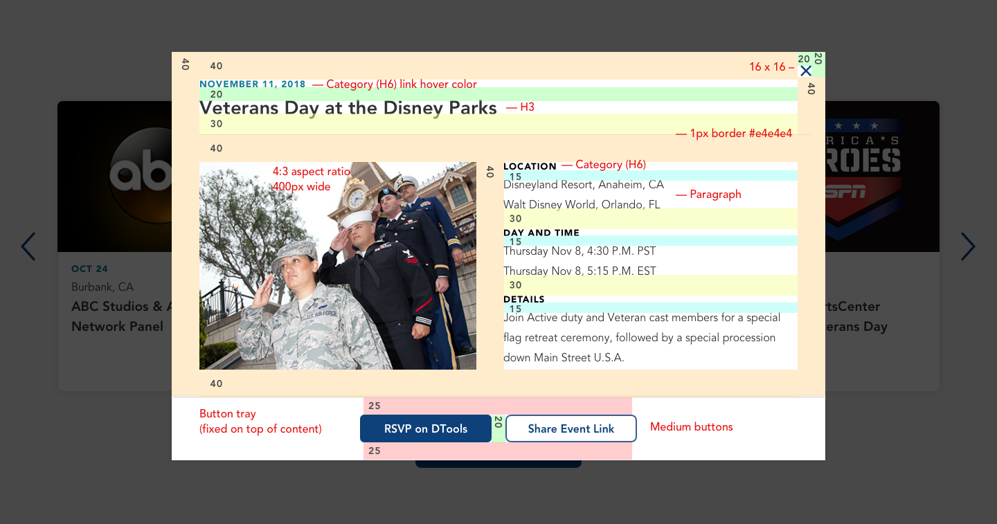 Event Module Desktop