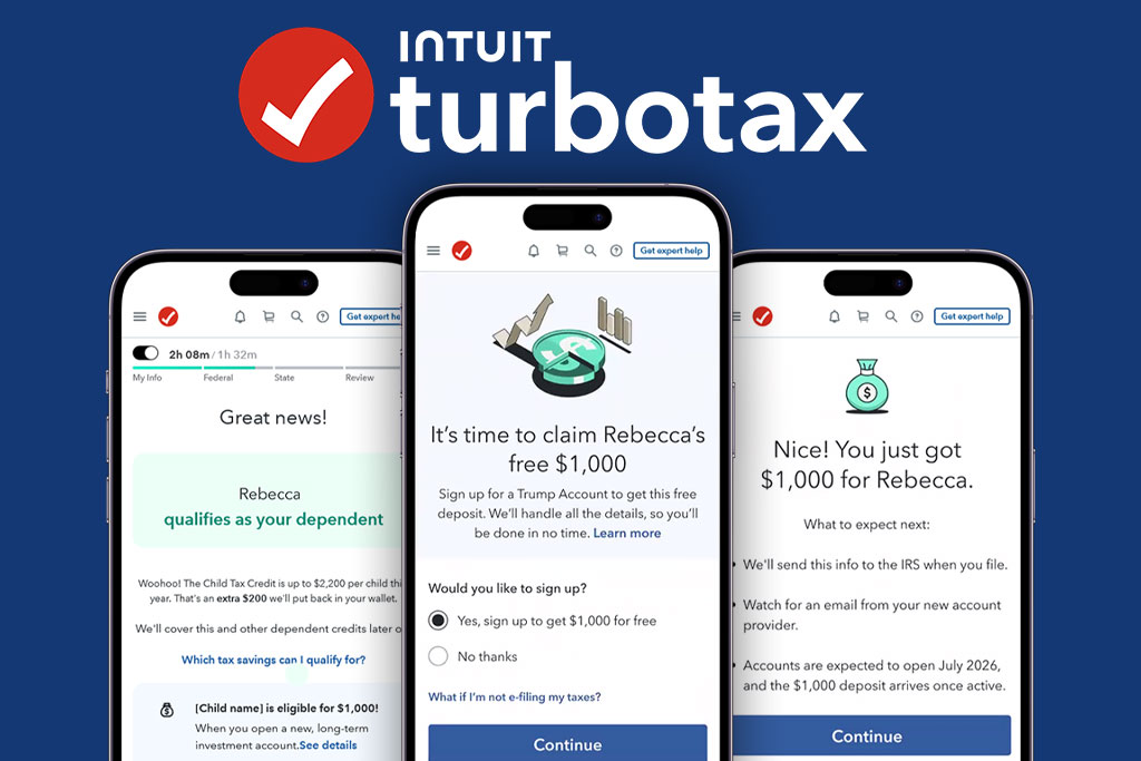 Turbotax Trump Account Signup